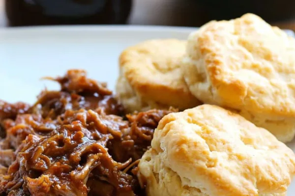 Barbecue Pulled Pork Biscuits