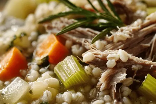 Barley Duck Confit Soup