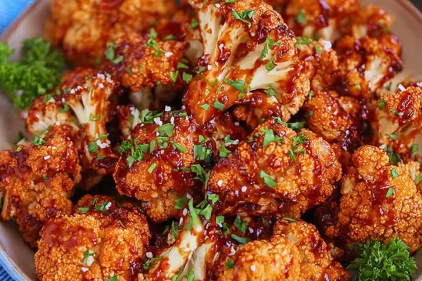 BBQ Cauliflower Bites