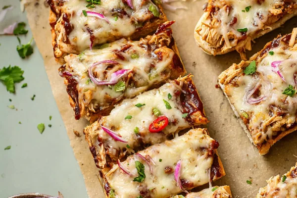 BBQ Chicken French Bread Pizza