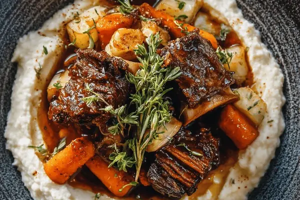 Beef Cappuccino with Parsnip Mousse