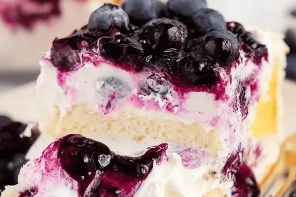Blueberry Angel Food Trifle