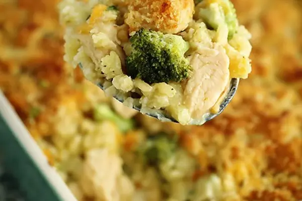 Broccoli Cheddar Chicken Casserole