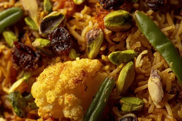 Cauliflower Pistachio Biryani