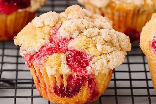 Cherry Cobbler Muffins