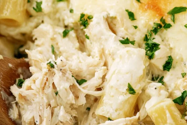 Chicken Alfredo Bake