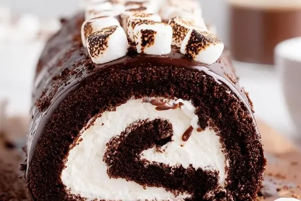 Chocolate Marshmallow Roll