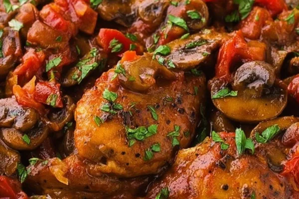 Classic Chicken Cacciatore