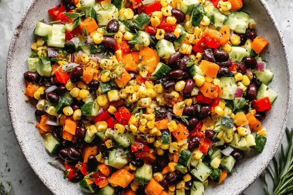 Tangy Kimchi Salad Toss