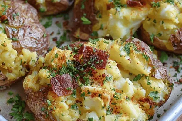 Garlic-Dijon Hasselback Potatoes