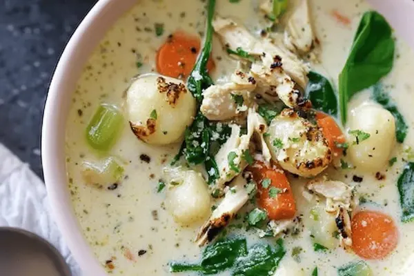 Creamy Chicken Gnocchi Soup
