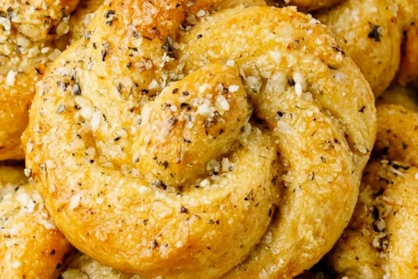 Crescent Roll Garlic Knots