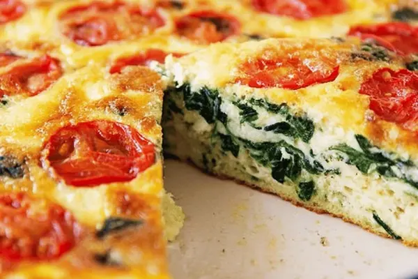 Crustless Spinach Quiche Twist