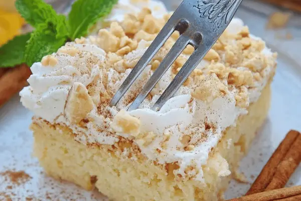 Eggnog Poke Cake Remix