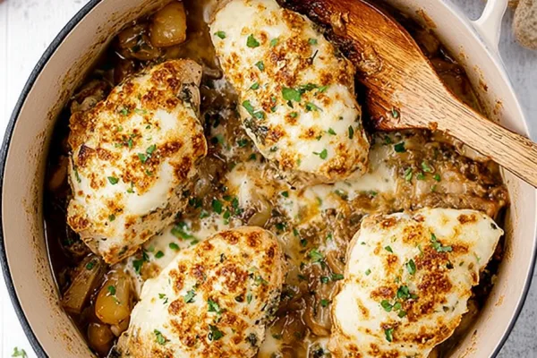 French Onion Chicken Bake