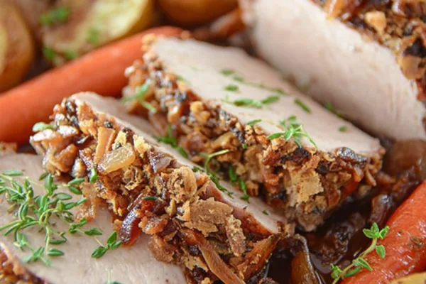 French Onion Pork Loin Roast