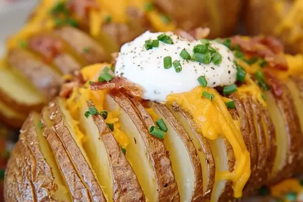 Garlic-Dijon Hasselback Potatoes