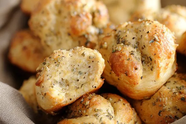 Garlic Parmesan Knots