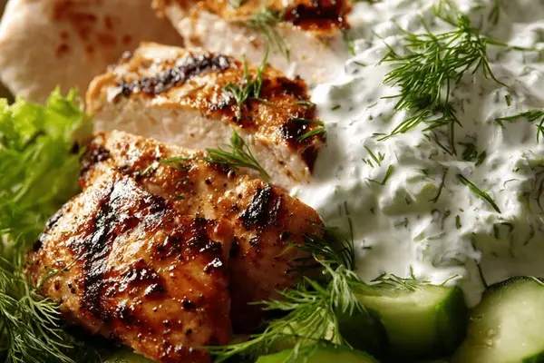 Grilled Chicken Tzatziki Combo