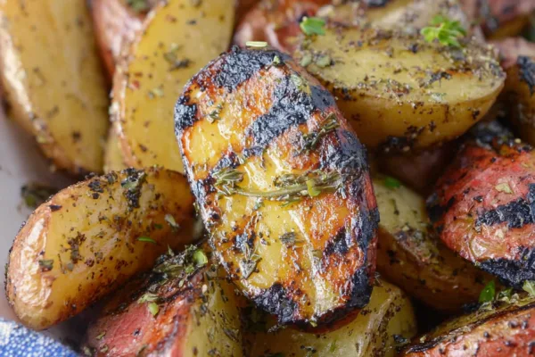 Grilled Marinated Potatoes