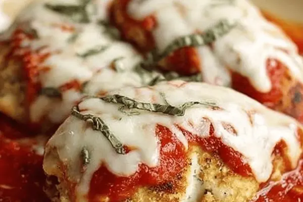 Grilled Pesto Chicken Parm