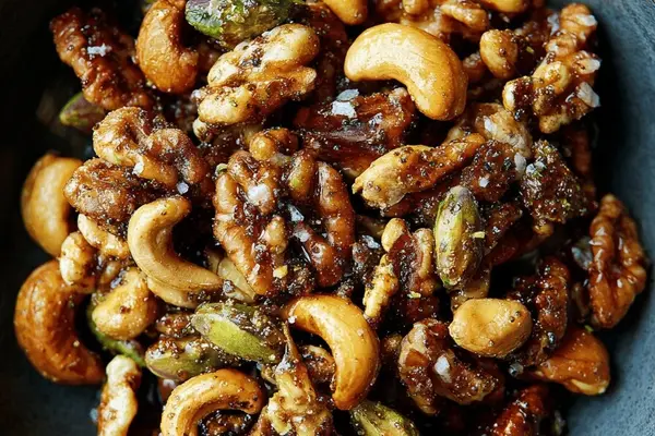 Honey Sumac Candied Nuts