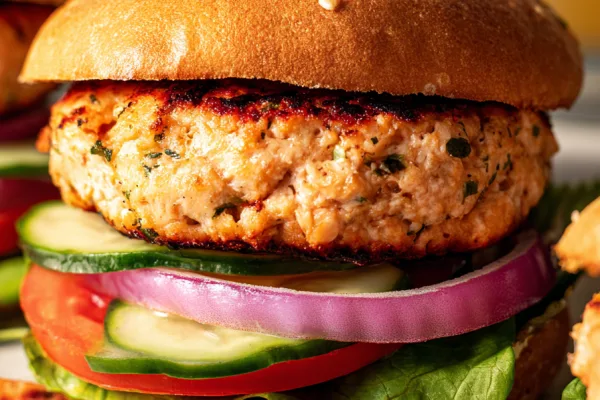 Juicy Ground Chicken Burgers