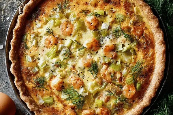 Leek Shrimp Tart