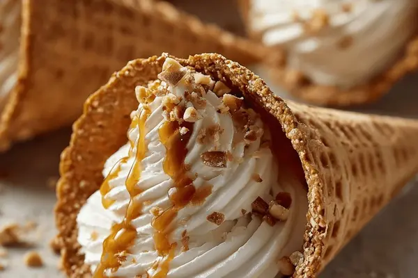 Mini-Caramel Cornets