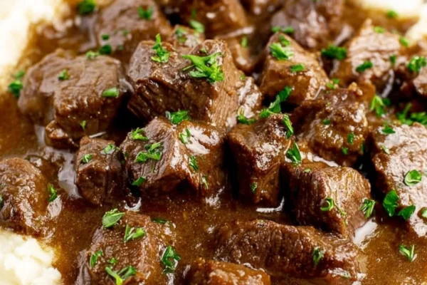 No Peek Beef Tips Slow Bake
