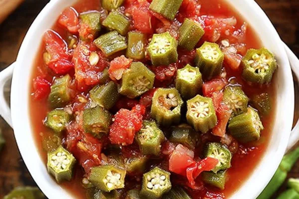 Okra Tomatoes Stew