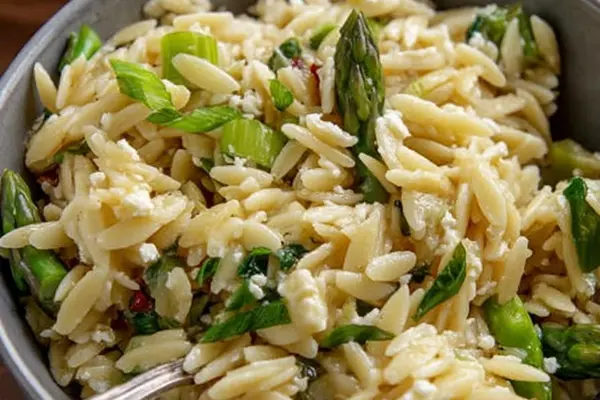Orzo Salad Goat Cheese