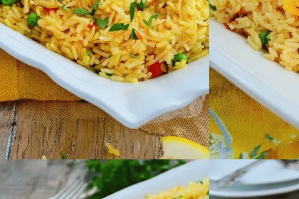 Oven Baked Rice Pilaf