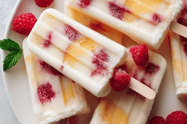 Raspberry Yogurt Sherbet