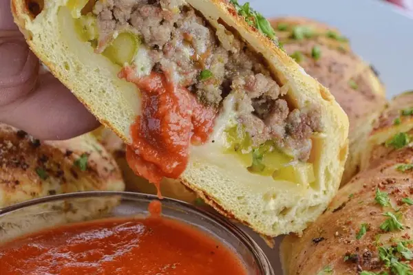 Peperoncini Sausage Stromboli