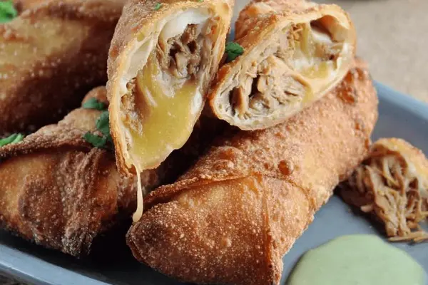 Crab Cake Egg Rolls Remix