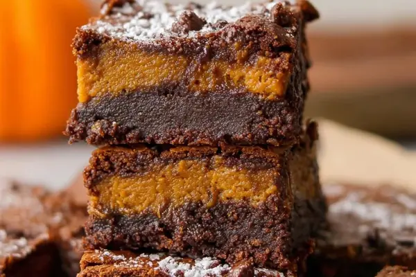 Pumpkin Swirl Brownies