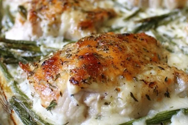 Roasted Garlic Ranch Chicken Bake