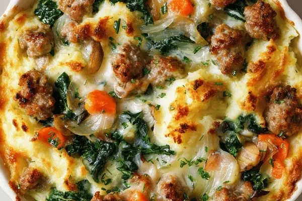 Rustic Sausage Shepherds Pie