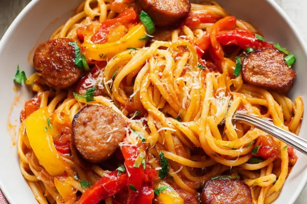 Sausage and Peppers Pasta