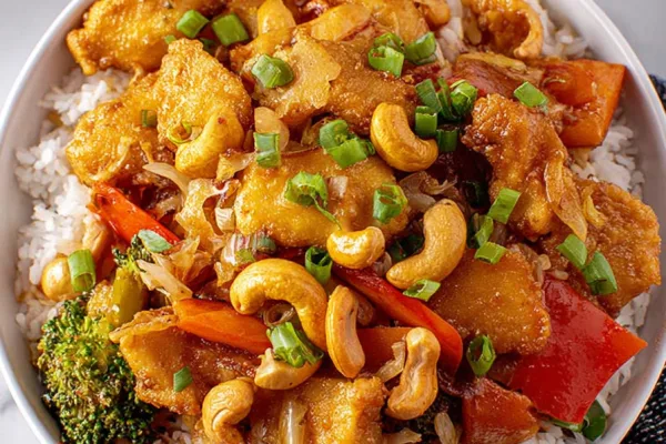Slow Cooker Cashew Chicken
