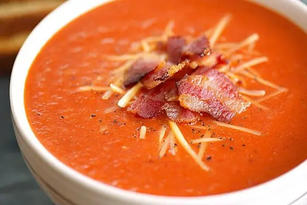 Smoky Bacon Tomato Soup