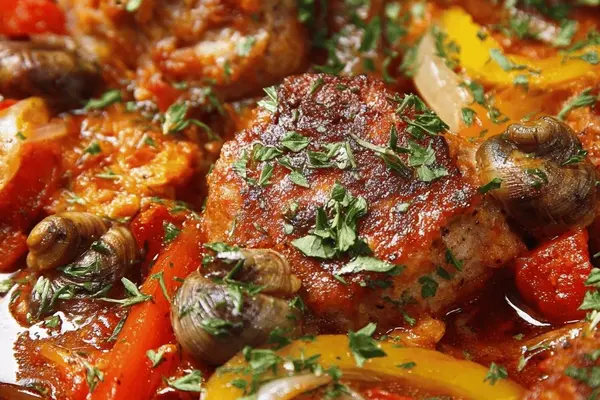 Spicy Sausage Escargots