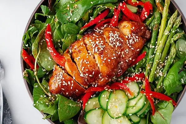 Tangy Kimchi Salad Toss