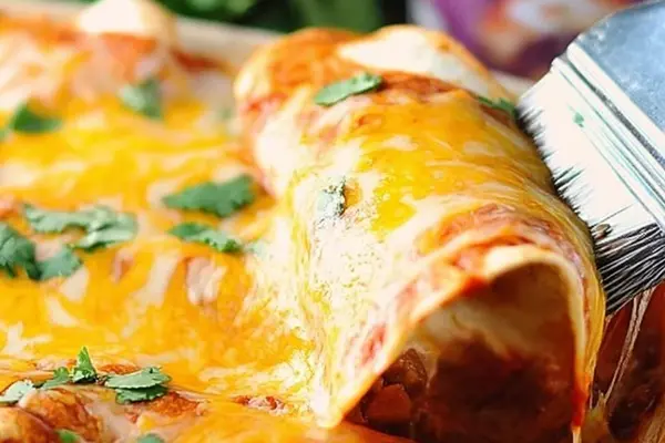 Twisted Beef Enchiladas