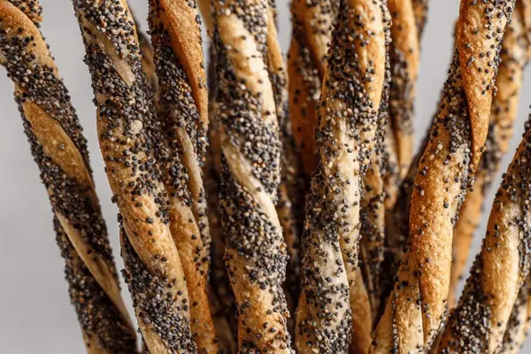 Twisted Sesame Gressins