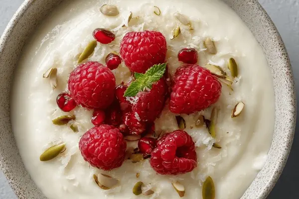 Raspberry Yogurt Sherbet