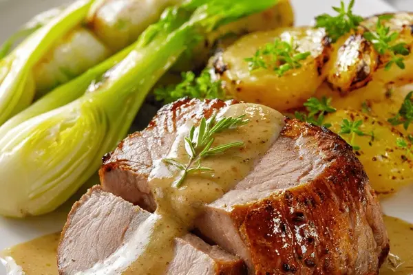 Herb Lamb Lollipops Romesco Twist