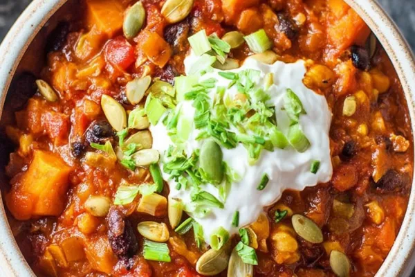 Vegetarian Sweet Potato Chili