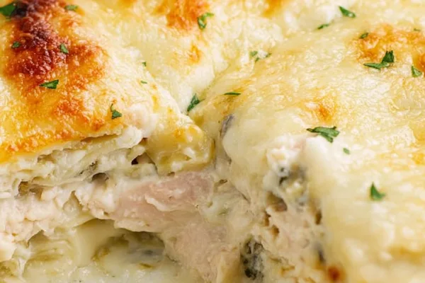 White Chicken Lasagna